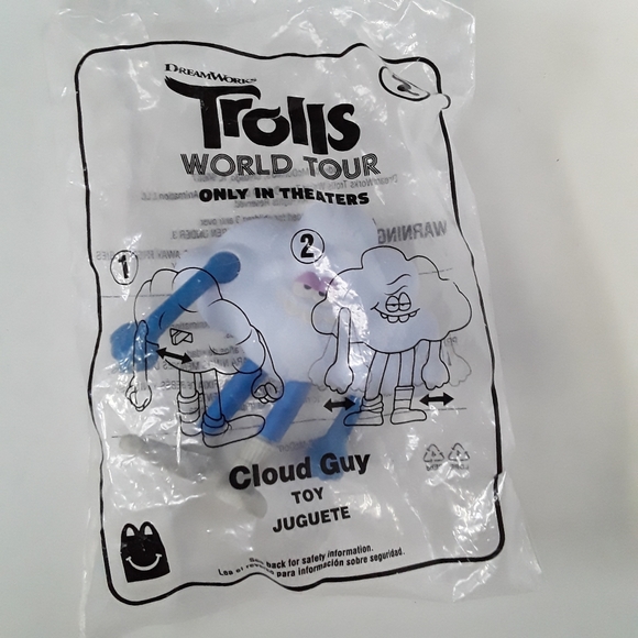 Cloud Guy Trolls toy McDonald's - Picture 1 of 3